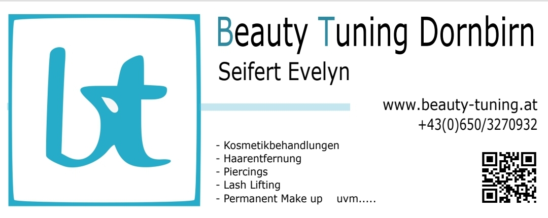 Logo Beauty Tuning Dornbirn – Sponsor der Theatergruppe d'Süosslar Dornbirn