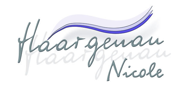 Logo Haargenau Nicole – Sponsor der Theatergruppe d'Süosslar Dornbirn
