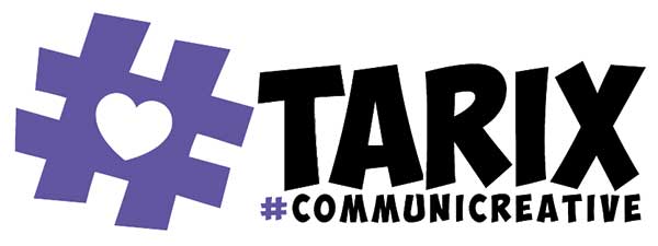 Logo #TARIX CommuniCreative – Sponsor der Theatergruppe d'Süosslar Dornbirn