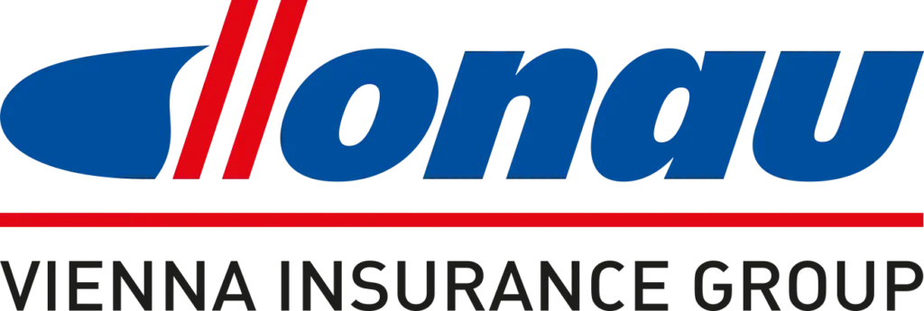Logo der Donau Versicherung, Vienna Insurance Group – Sponsor der Theatergruppe d'Süosslar Dornbirn