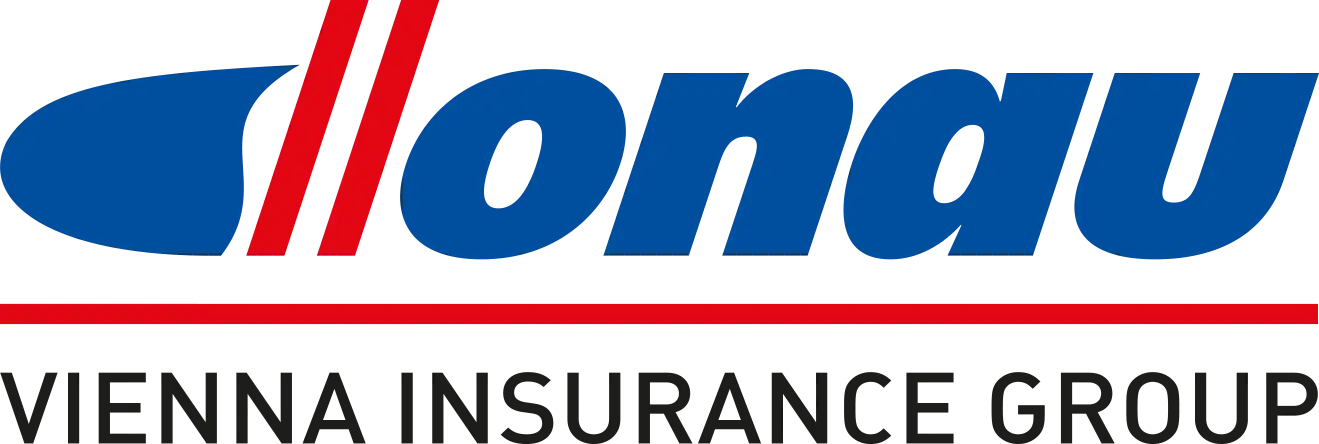Logo der Donau Versicherung, Vienna Insurance Group – Sponsor der Theatergruppe d'Süosslar Dornbirn