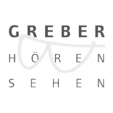 Logo Greber Hören Sehen – Sponsor der Theatergruppe d'Süosslar Dornbirn