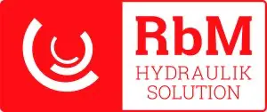 Logo von RbM Hydraulik Solution – Sponsor der Theatergruppe d'Süosslar Dornbirn